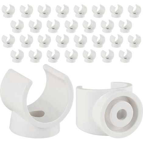 Colliers de serrage pour tuyaux PEX, paquet de 100, colliers de serrage pour tuyaux de 1/2 pouce, compatibles avec les tuyaux et flexibles en PVC, colliers de serrage en plastique en forme de U, outil (1/5)