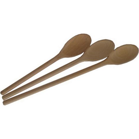1CF SET CUCCHIAI IN LEGNO 3 PEZZI cm. 25-30-35