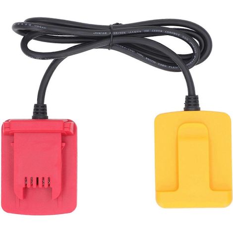 Adaptateur de batterie au lithium avec rallonge et réducteur de poids pour batteries Li-ion 18 V DCB204 48 11 1811 Por (1/4)