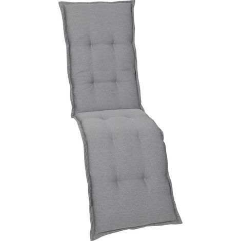 GO-DE Relax-Auflage 170 cm x 50 cm x 7 cm, grau Auflage (1/3)