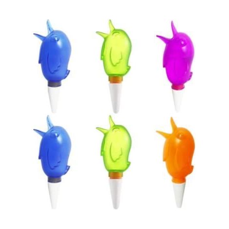Automatische Bewässerung - Wissenschaft - Set von 6 - 60ml - Pflege für Zimmerpflanzen - Terrakotta