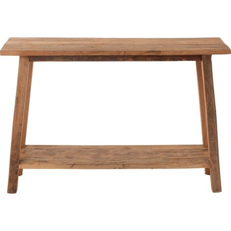 Console 120x35x83 cm en bois recyclé naturel (1/5)