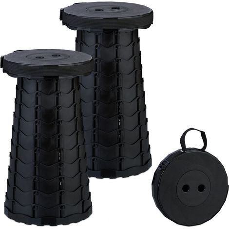 Klappbare campinghocker verstellbar 2er set