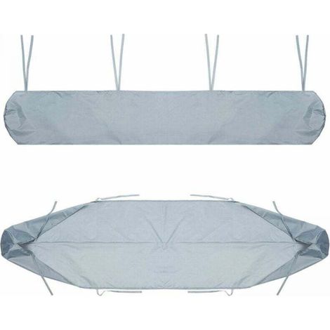 1PC 4m Protective Bag for Awning (Grey), Dustproof Protective Cover for Patio Awning, Black Storage Cover for Yard and Garden (1/4)