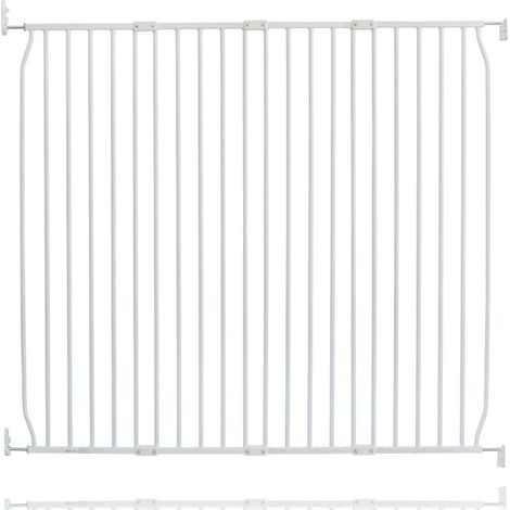 Safetots Eco Screw Fit Baby Gate, White, 130cm - 140cm, Stair Gate for Toddler and Baby, Screw Fit Safety Barrier