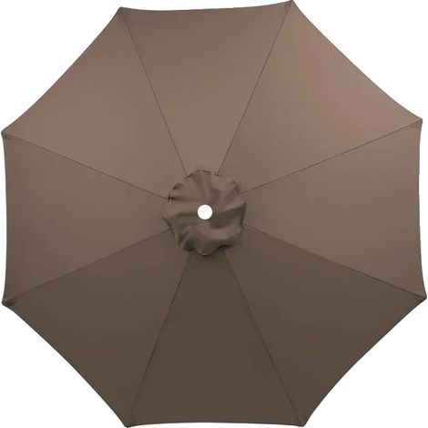 Copertura per ombrellone, impermeabile, elevata protezione UV, colore superiore scuro-a, 2,7 m 6 stecche-a (1/2)