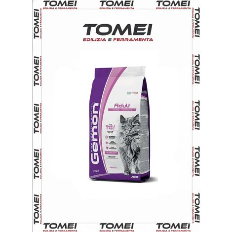 Monge Gemon gatto adult maiale e riso 2 kg crocchette per gatti adulti