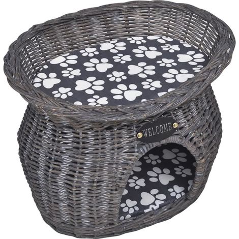 Arbre/maison à chat avec coussin Saule vidaXL