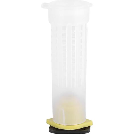 100 Pièces Kit de Tasse d'élevage d'apiculture Cages à Abeilles équipement Outil apiculteur Complet Made Cages à RouleauxCoupe élevage apicultureCages à AbeillesCages à (100PCS) (1/5)