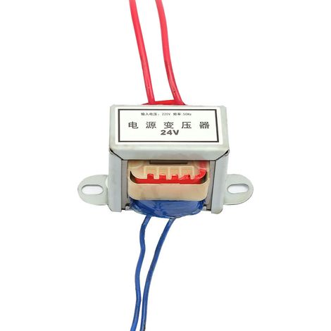 Transformateur d'alimentation unique 220V 50Hz, sortie 12V/24V 5W, tension de sortie 24V (1/4)
