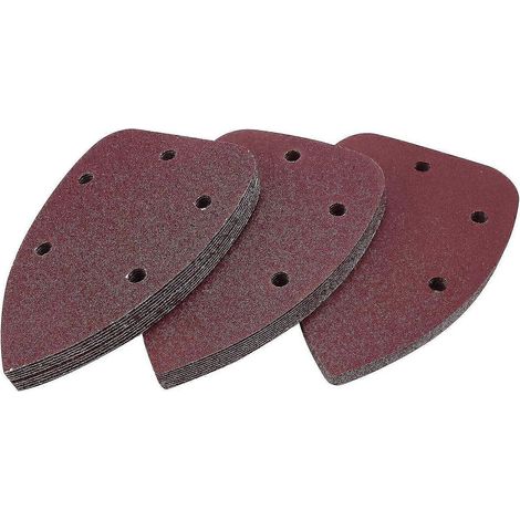 30 disques abrasifs de grains 60, 80 et 120 pour ponceuse orbitale Black & Decker (1/5)