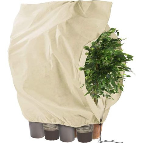 Pflanzenschutzhauben, Winterschutz Kübelpflanzensack Frostschutz Schutzhaube mit Zugband - 240 x 200CM