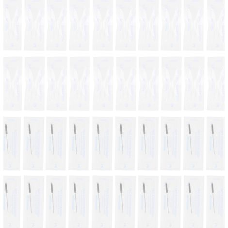 20pcs Set de pointes pour microblading, aiguilles tatouage sourcils, eye-liner et lèvres, embouts capuchons accessoires (7F+7FT) (1/5)