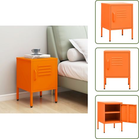 Table de chevet Rose 35x35x51 cm Acier - Table De Chevet - Meuble De Chambre - Armoire De Lit - Table D'appoint - Design Moderne (1/5)