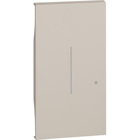 Enjoliveur Living Now with Netatmo pour interrupteur variateur 2 modules sable BTICINO BTKM33M2 (1/2)