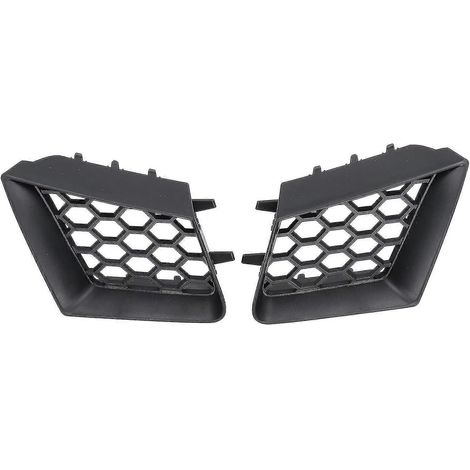 Grille supérieure de pare-chocs avant noir mat pour Seat Ibiza Cordoba 6L (2002-2009) (2 pièces) - En stock (1/5)