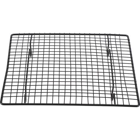 Grille de refroidissement et cuisson en acier inoxydable, plateau antiadhésif pour grillade, pour biscuits, gâteaux et pain (1/5)