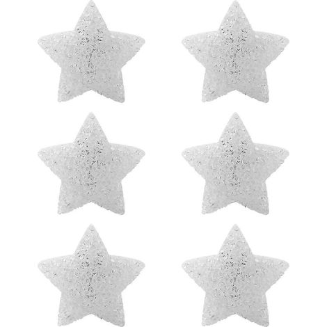 (6 pièces) Veilleuse LED portable en forme d'étoile, lumière douce et chaude, accessoire de danse pour enfants, fêtes et spectacles. (1/5)