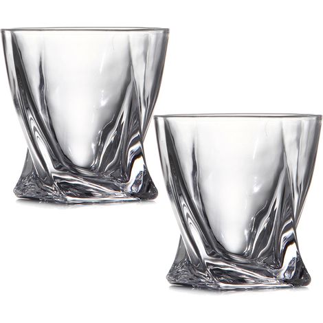 Verre À Whisky - Verre En Verre Transparent Et Sans Plomb - Adapté À Tous Les Spiritueux Et Cocktails - Lot De 2 (1/5)