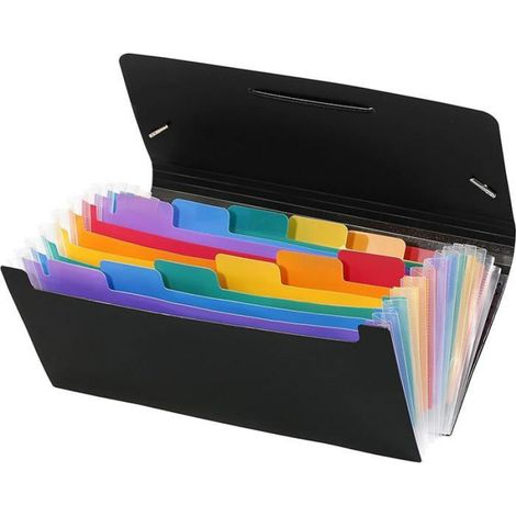 Trieur Accordéon de Bureau Porte document 6 Positions Organisateur de Bureau Unique 6 positions 6 POSITIONS CLASSEUR (1/5)