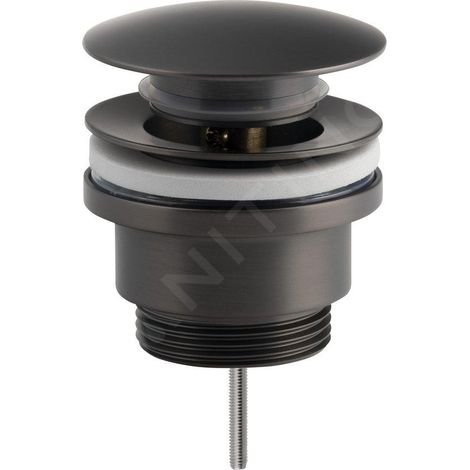 Sapho - Bonde de lavabo ClickClack, gun metal CV1002GM (1/4)