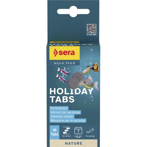 Sera Fischfutter Holiday Tabs 10 Stück Fischfutter