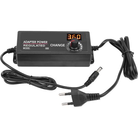 Adaptateur secteur régulé 3-24 V 3 A, 72 W, avec prise secteur AC110240 V EU (1/5)