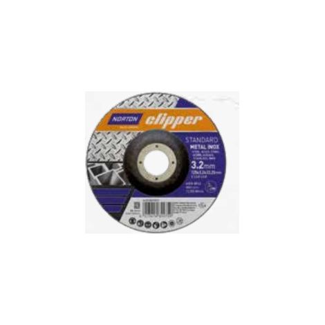 Disque à tronçonner Norton 66252849253 Ø125 x 3,2 mm acier inox