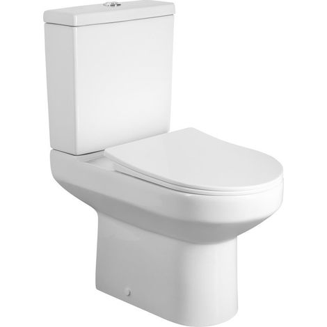 Aqualine Vermet - WC combiné, évacuation vario, blanc VR038 (1/5)