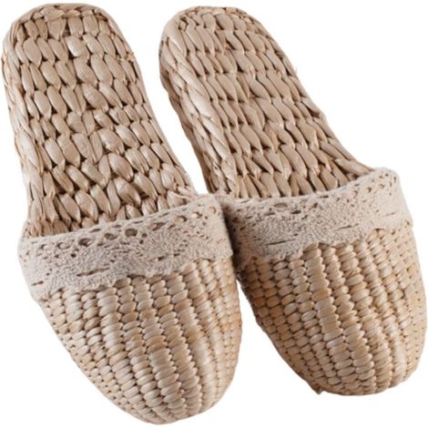 Ciabatta decorativa in paviera, 23 cm (kit da 3)