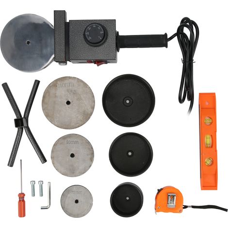 Machine de soudage à chaud pour tuyaux PPR et conduites d'eau, machine de soudage plastique 2000W, norme européenne 220VAC. (1/5)