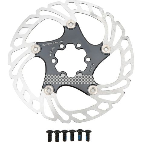 Disque de frein flottant pour VTT 160mm avec 6 boulons et dissipation thermique