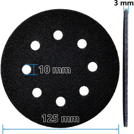 YMYNY Interface 125 mm weiches Schleifpad, Interface-Kissenpad, Adapter (1/5)