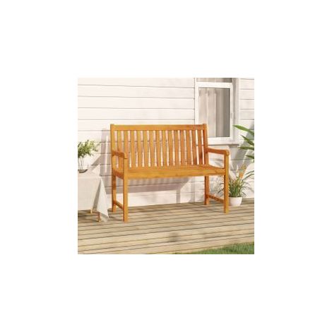 Banc de jardin 110cm Bois d'acacia solide (1/5)