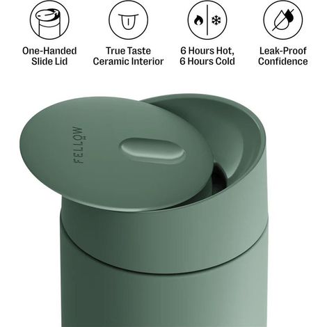 Taza térmica Carter Slide Mug Fellow, 473 ml, color salvia. (1/5)