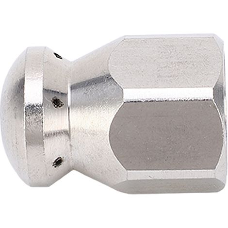 Buse de Désengorgement Haute Pression 5000PSI, Embout Acier Inoxydable, 1 Avant/6 Arrière, Raccord G1/4 pour Nettoyeur