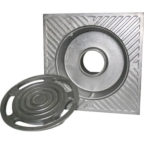 Scarico per patio in alluminio, classic, 30 x 30 cm