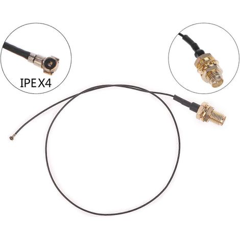 U.FL IPX IPEX MHF4 auf RP-SMA Buchse Einbau-WLAN-Antennenkabel für Intel