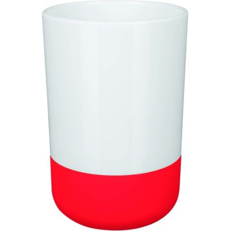 Gobelet MOJI Rouge et blanc en Polypropylène Spirella