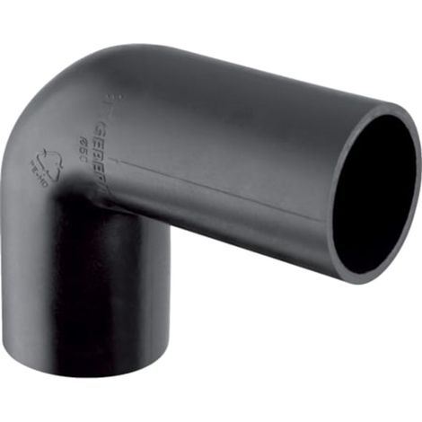 Geberit PE Curva di collegamento 90° per manicotto, DN 56, 363.083.16.1