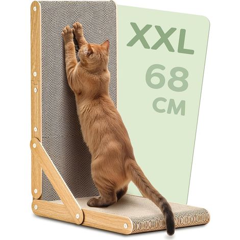 Griffoir pour Chat 68 cm – Grattoir Chat Carton – Entretien Griffes (1/5)