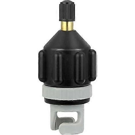 Adaptateur de valve, adaptateur de gonflage rapide pour pompe à air 7,8 x 3,4 cm, adaptateur de compresseur pour bateau pneumatique/kayak (1/5)