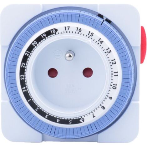 royaluxe -AC230V prise de minuterie standard française groupe de 15 minutes interrupt de temps mécanique standard français minuterie à grand cadran (1/3)