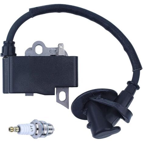 Pair Module de bobine d'allumage pour Stihl MS181 MS211 MS211C MS171, série de pièces de rechange avec bougie d'allumage 1139 400 1307 (1/5)