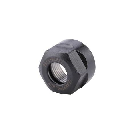 1 écrou de serrage de type ER11 pour mandrin (noir M15 x 1 ER11A)