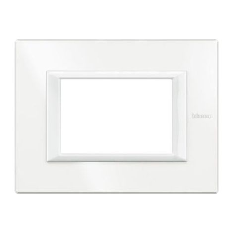 Ha4803Hd Placa de 3 módulos Axolute Blanco