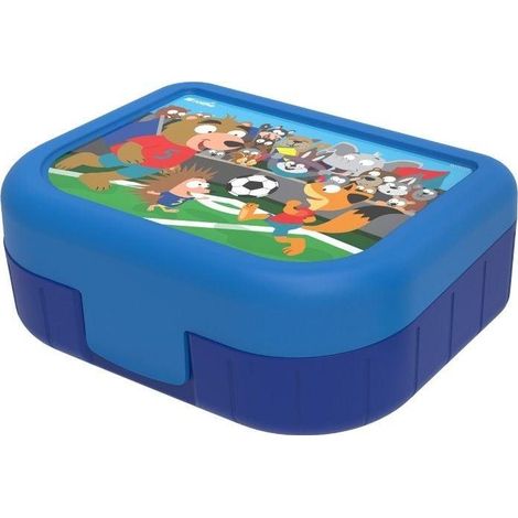 Rotho Caja para almuerzo fútbol 1 litro ligera y duradera