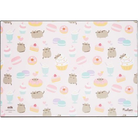 Vade Pusheen Rose collection - Tapete escritorio - Vade escolar multifuncional  Vade escritorio - Protector escritorio - Vuelta al cole material escolar - Licencia oficial