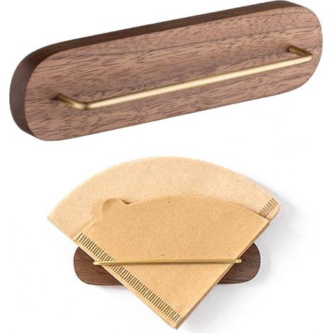 Porte-filtre à café - Support pour sachets de filtre - Fixation murale - Porte-filtre universel - Convient pour les bars à café et la maison (1/5)