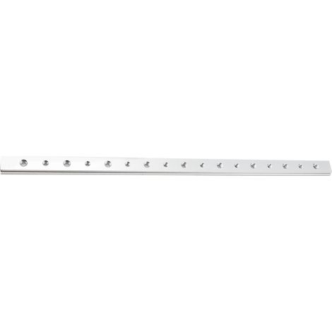 Gabarit de rail d'onglet à rainure en T en alliage d'aluminium 30/45, fixation par vis en T (450 mm) (1/5)
